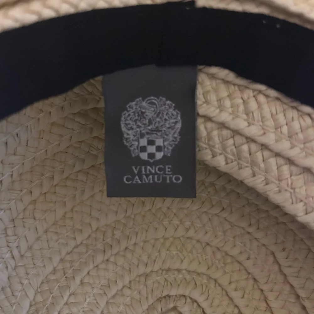 Vince Camuto Floppy Straw & Embroidered Sun Hat